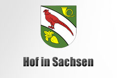Wappen Gemeinde Hof in Sachsen